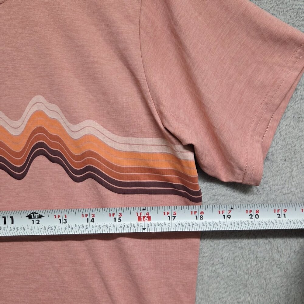 Patagonia Capilene Cool Daily Shirt Womens Small Graphic Ridge Stripe Tee Casual - Picture 4 of 7